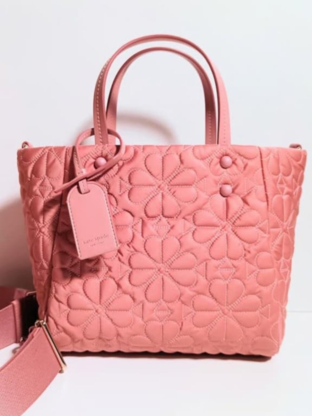 Kate Spade Tilly Quilted Small Tote Bag In Cosmetic Pink KK810